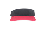 RipHEAD™ Visor - BlackRed-HookLoopClasp
